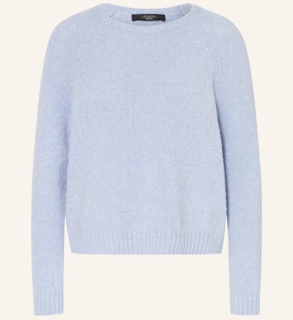 Max Mara Maglioni & Felpe: Max Mara Weekend LA Pullover GEO mit Alpaka hellblau Gr XL – Nuovo e nell'imballaggio originale da Zürich venduto da rar_b2y9 1
