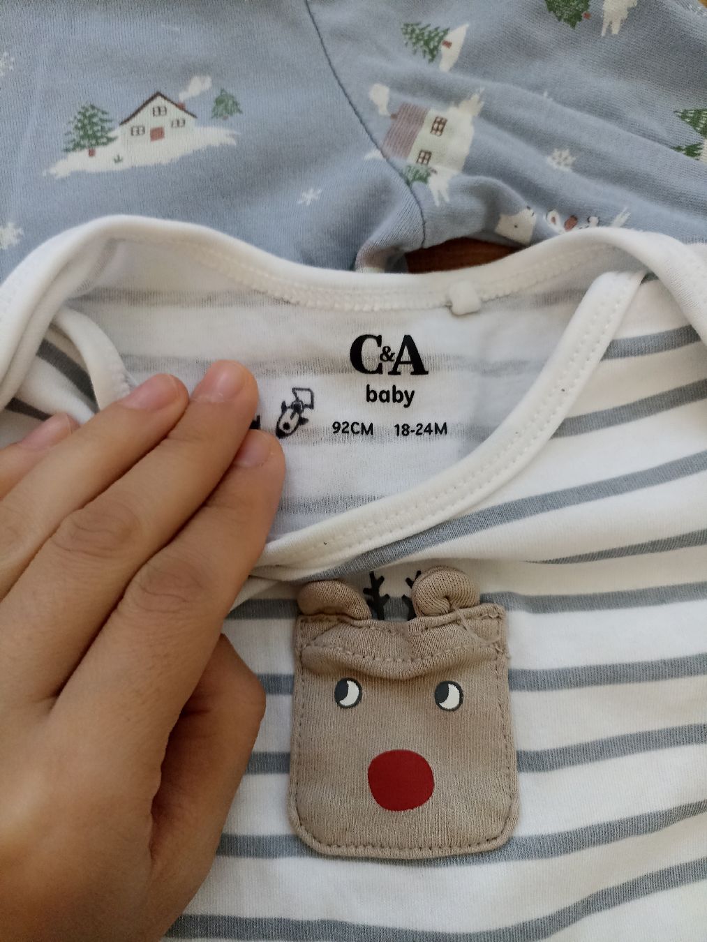 C&A Lotti & Set di vestiti: 2 Langarm Bodies Gr. 86-92 winter  – Usato da Thalwil venduto da Fdoamaral 5