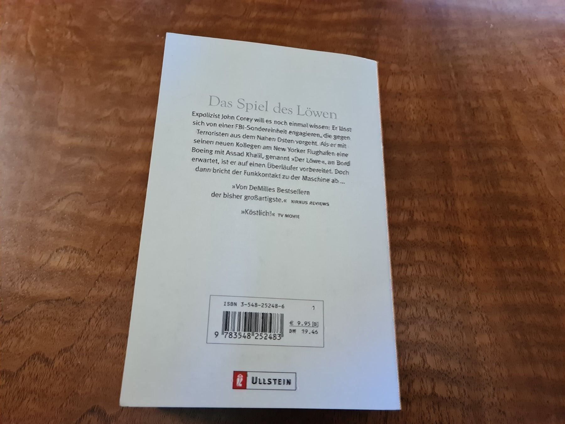 Libri: Das Spiel des Löwen – Usato da Erstfeld venduto da Uhu1980 1
