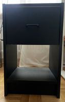 Kleines Schubladenmöbel, Beistelltisch, Nachttisch, schwarz