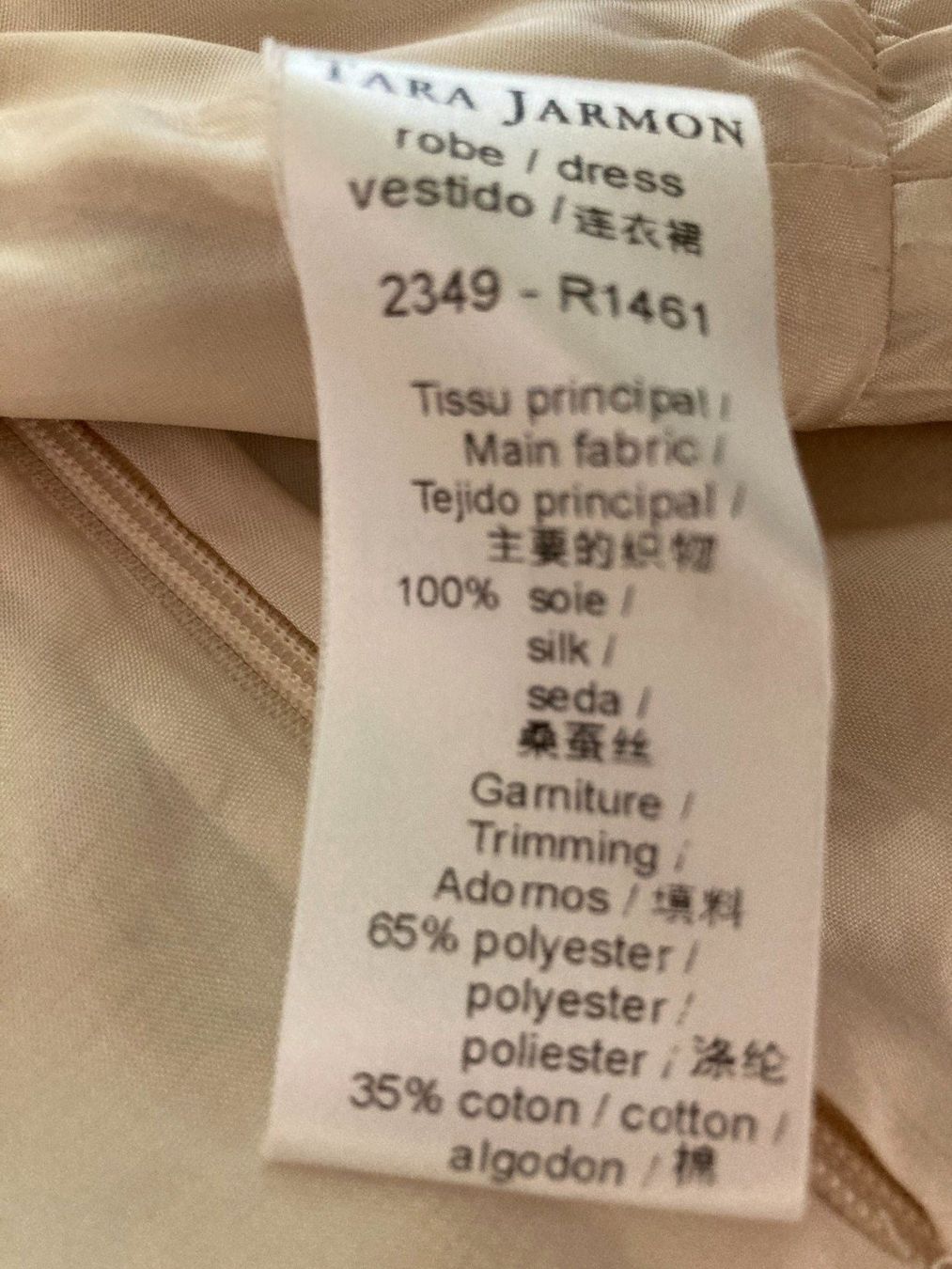 Tara Jarmon Vestiti: TARA JARMON: beiges Sommerkleid – Usato da Zürich venduto da ann_ngp7 2