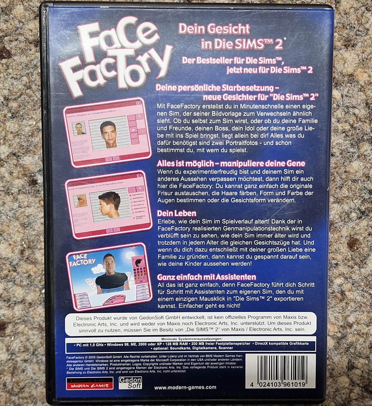 Microsoft Giochi: Die Sims 2 - Face Factory (PC) – Usato da Reinach BL venduto da _MasterK_ 1