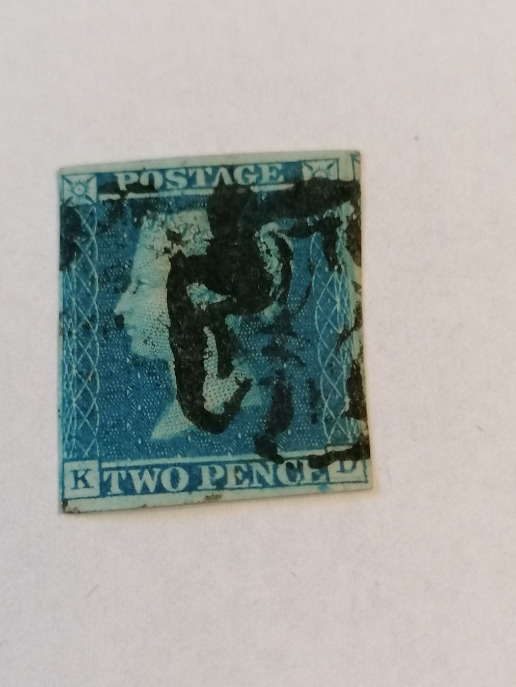Tous les timbres: Two pence blue 1841, Platte 3  – D'occasion à Happerswil par tschergi