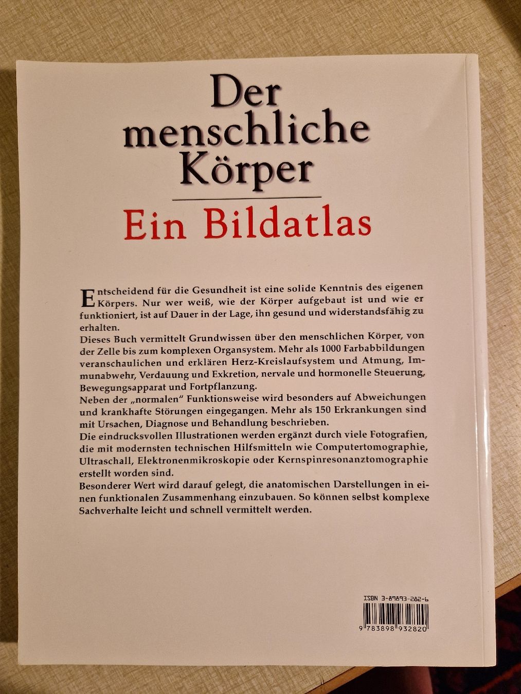 Libri: Der menschliche Körper Bildatlas – Usato da Zürich venduto da hogerseppvreni 2