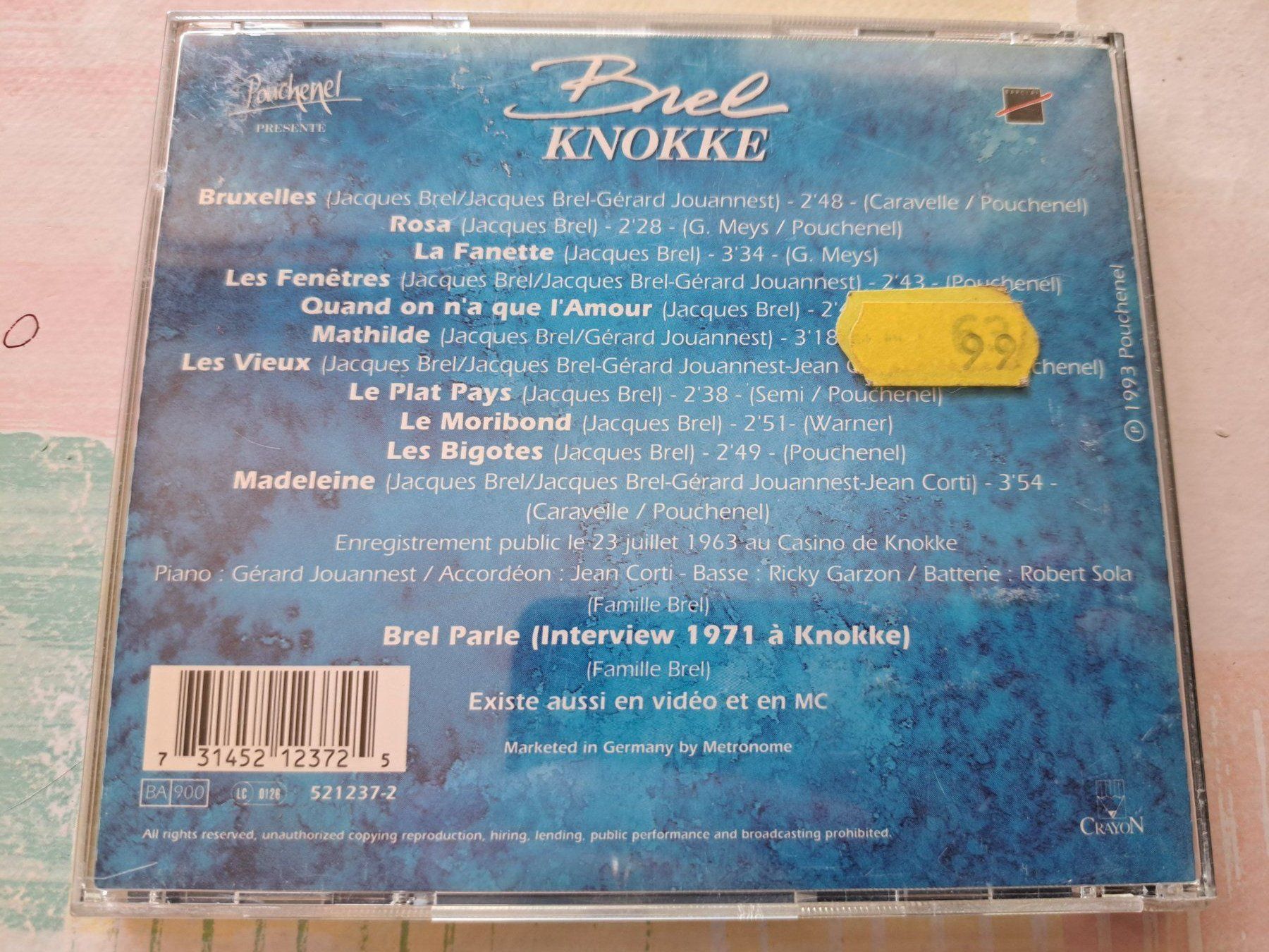 CDs: Cd Jacques Brel - Knokke  – Gebraucht aus Pully von bro_n52j 1