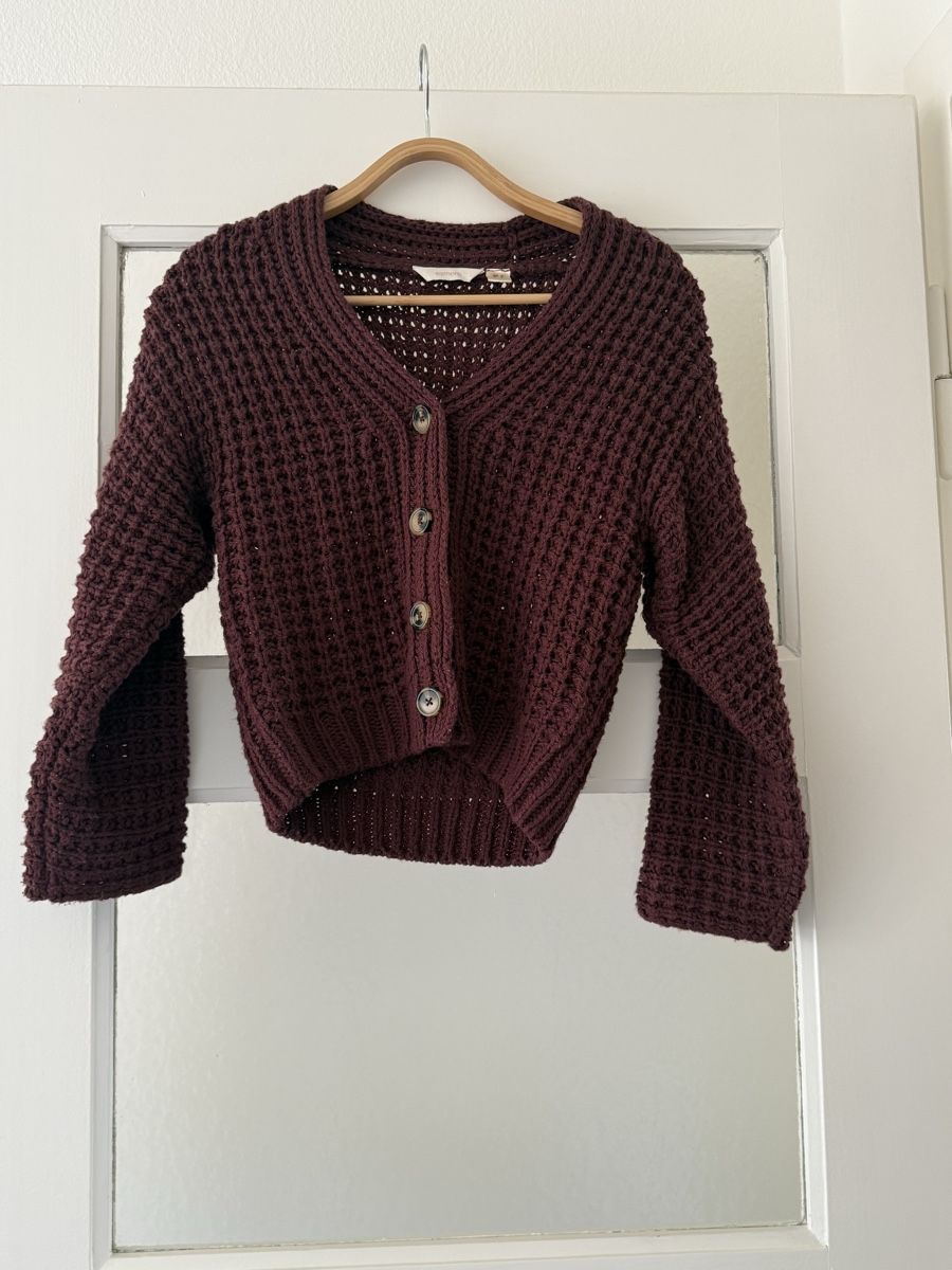 Giacche: Esmera Strickjacke XS, weinrot – Usato da Basel venduto da zukk_
