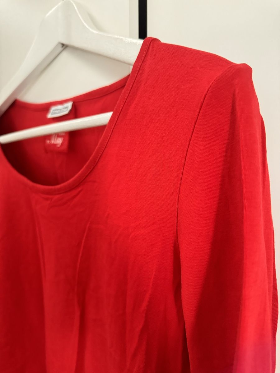 T-shirt: Rotes 3/4 Langarm 38 Street One – Nuovo (secondo la descrizione) da Richterswil venduto da Manu55555 1