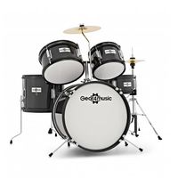 Batterie Junior 5 Fûts par Gear4music, Noire doccasion