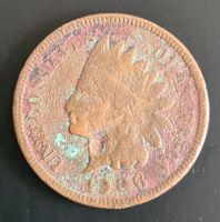 One Cent 1908 USA United States of America Coin Money Münze