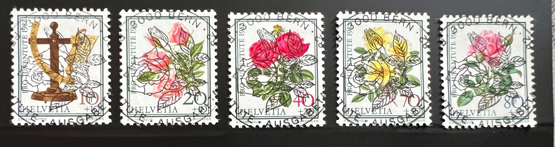Tutti i francobolli: Pro Juventute 1982 Vollstempel – Usato da Hünenberg See venduto da wer_5286