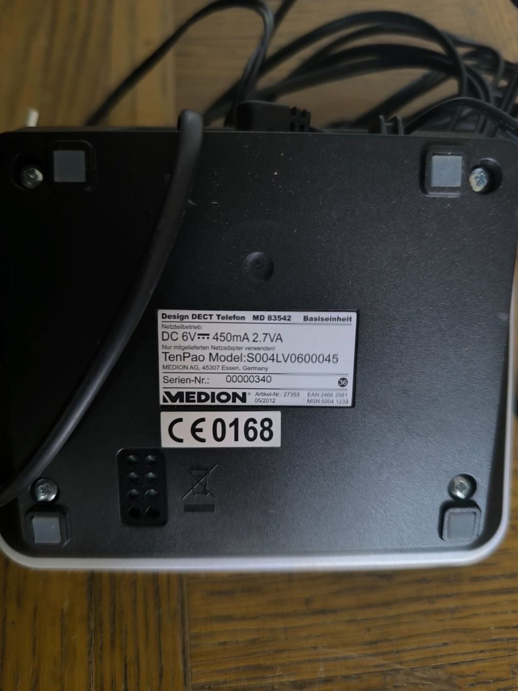 Medion Telefone: Medion DECT Telefon MD 83542 mit Bluetoothh – Gebraucht aus Gams von MissTraveller 1