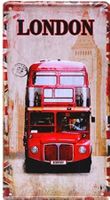 Metallschild Blechschild London Bus England Grossbritannien