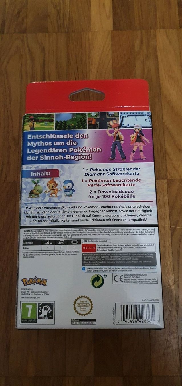 Nintendo Giochi: Pokémon S.Diamant+L.Perle Doppelpack NEU – Nuovo e nell'imballaggio originale da Puidoux venduto da Svreber 1