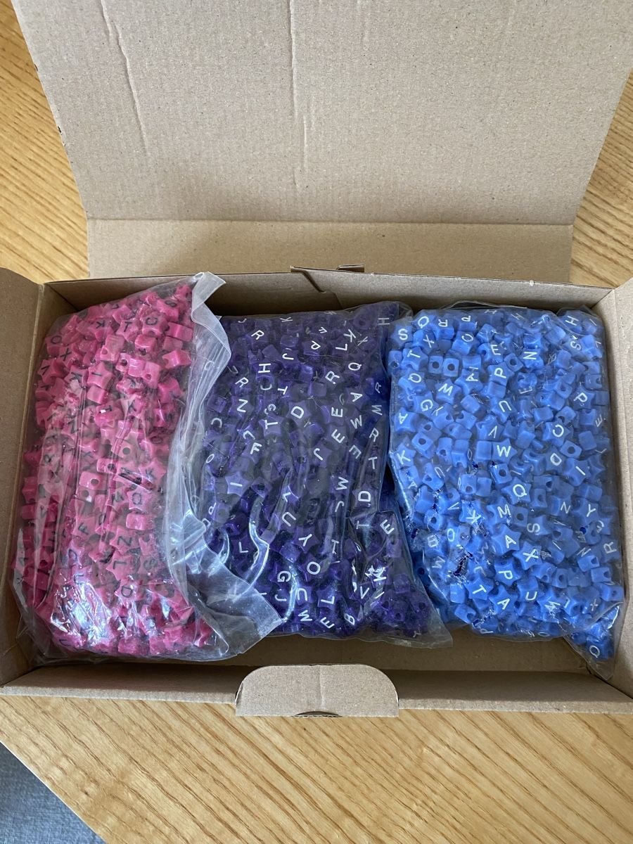 Kit bricolage: 3Pakete Acryl Sterne mit Buchstaben – Nuovo (secondo la descrizione) da Oberrindal venduto da Saxana33