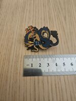 Fernöstlicher blauer Drache / Shenlong Pin Badge Anstecker