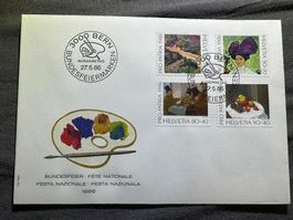 1986 FDC Ersttagumschlag Pro Patria