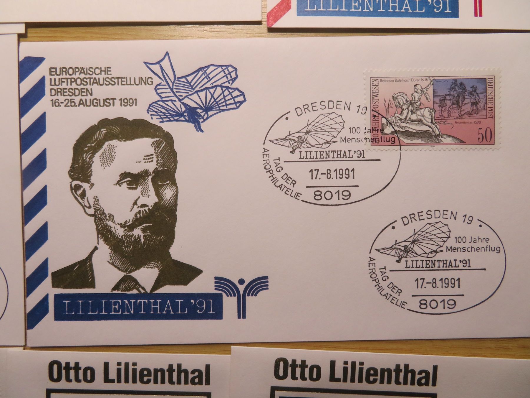 Alle Briefmarken: Otto Lilienthal 10 Belege – Gebraucht aus Spreitenbach von heitersberg54 4