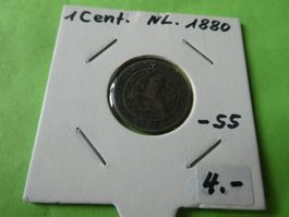 Niederlande 1880,  Cent