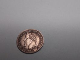 2 centimes 1862 K top