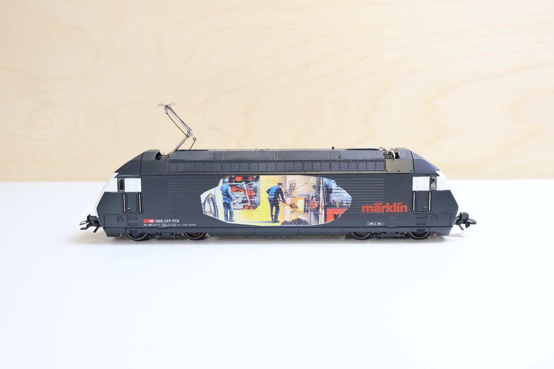 Märklin Modellini di ferrovie: Märklin SBB Re 460 E-Lok Heizerlok - Digital H0 – Usato da Winterthur venduto da Monstera 3