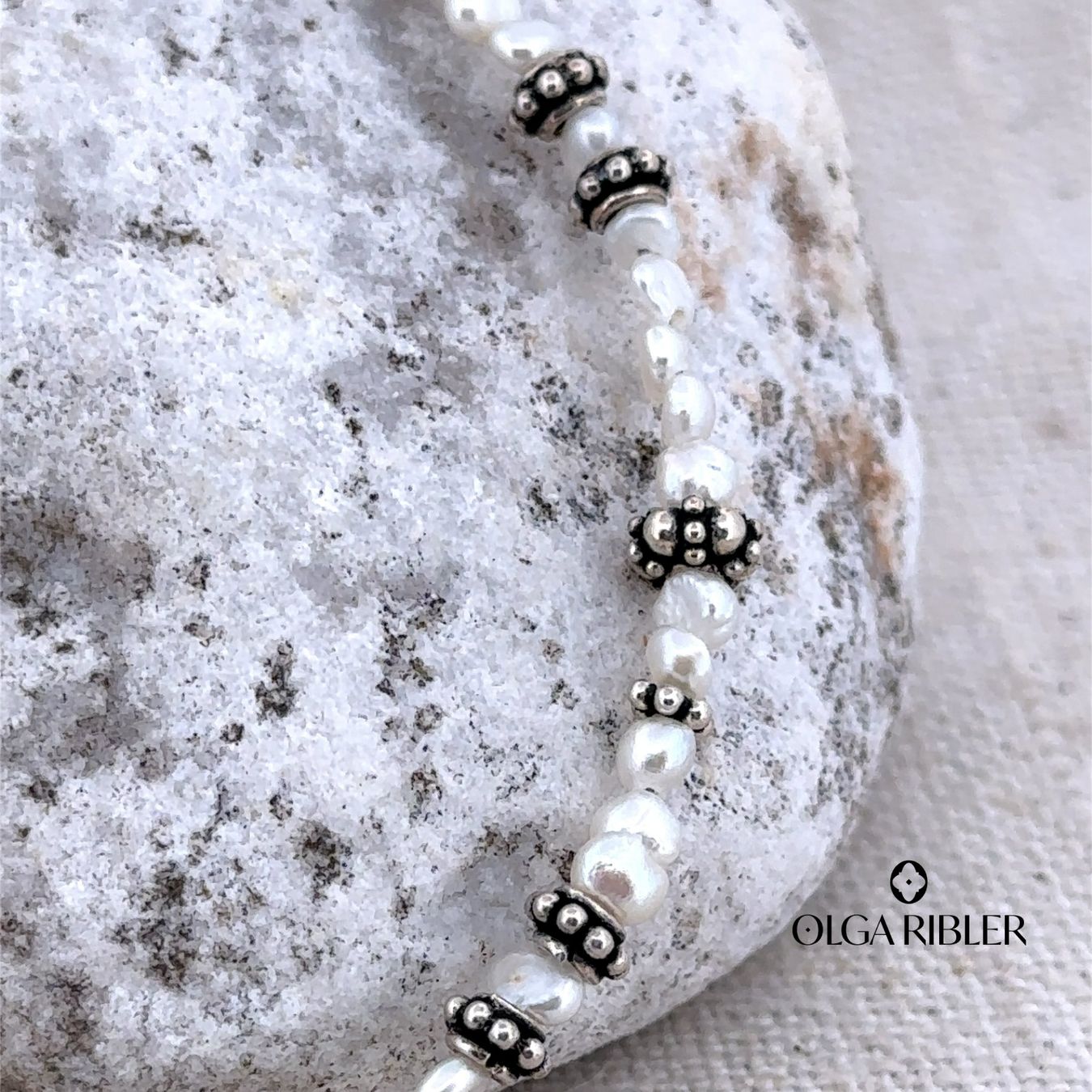 Olga Ribler Armbänder & -reifen: Perlen Armband by Olga Ribler mit Silber – Neu (gemäss Beschreibung) aus Luzern von Schmuckoutlet 4