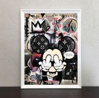 Mickey Mouse Pop Art Kunst Fashion Bild LOVE Hate Modern