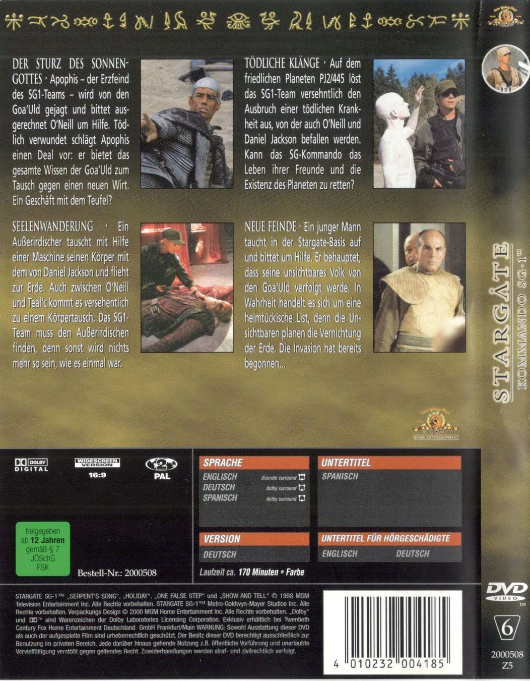 Tutti i DVDs: Stargate Komando SG1 DVD Serie – Usato da St. Margarethen TG venduto da ursk10 1