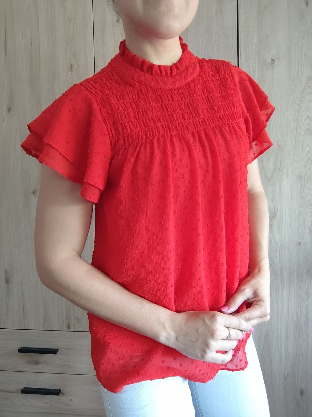 Chemisiers: Rothy Perkins Red Blouse Size 38 EU new – D'occasion à Mägenwil par VintageGirly 2