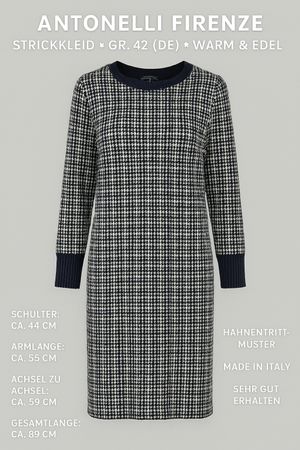 Antonelli Firenze Strickkleid L Gr 42 Warm Edel 804 Frühling