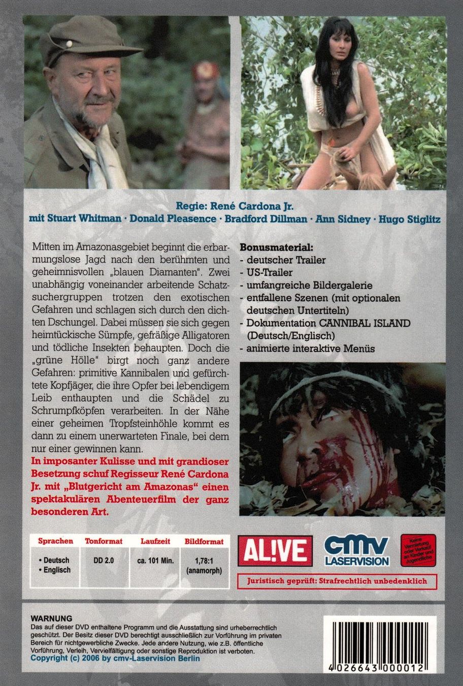 Tutti i DVDs: Blutgericht am Amazonas [DVD] – Usato da Bitsch venduto da Melando 1