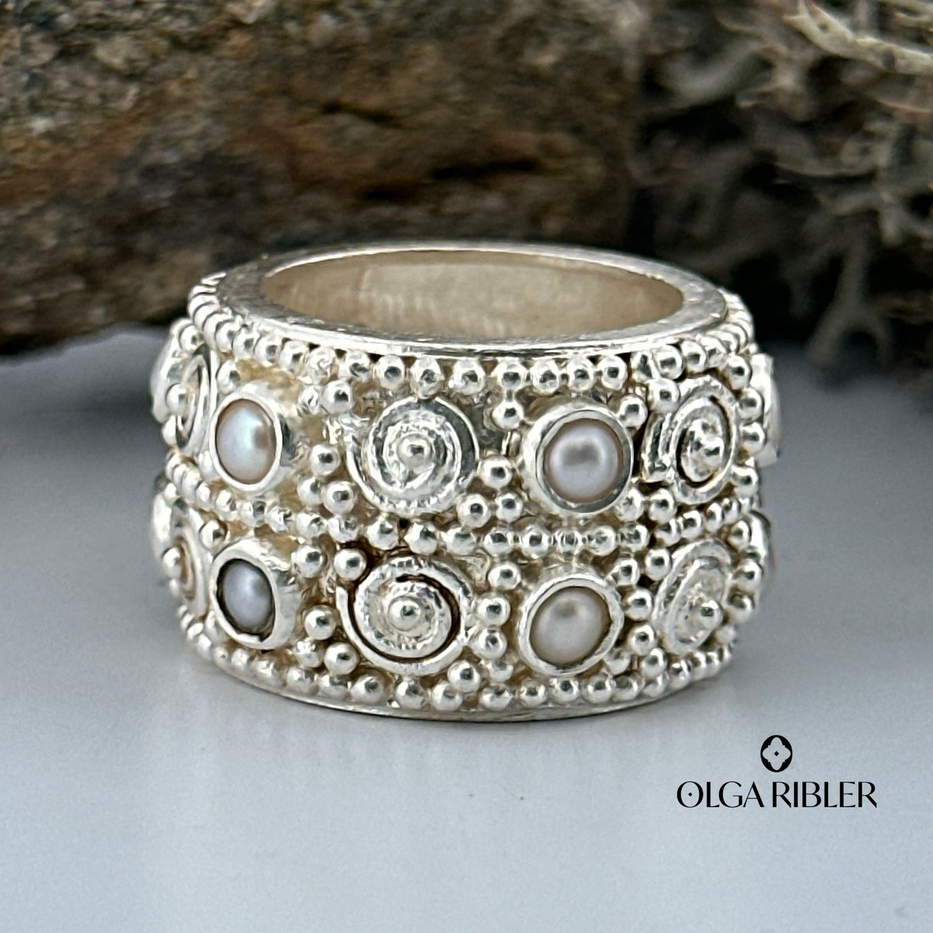 Olga Ribler Ringe: Statement Silber Ring 925  Grösse 55 – Neu (gemäss Beschreibung) aus Luzern von Schmuckoutlet 4