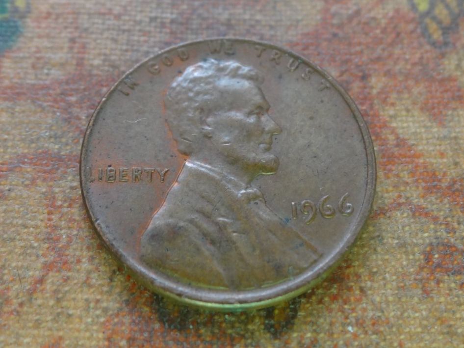 Tutti le monete: USA 1 cent 1966 – Usato da Romanel-sur-Lausanne venduto da Swift13