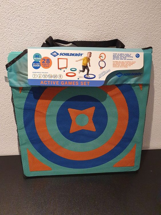 Schildkröt Active Games Set - Gioco Di Abilità Con 28 Elementi In EVA Per Percorsi E Giochi Creativi - Bambini 5+