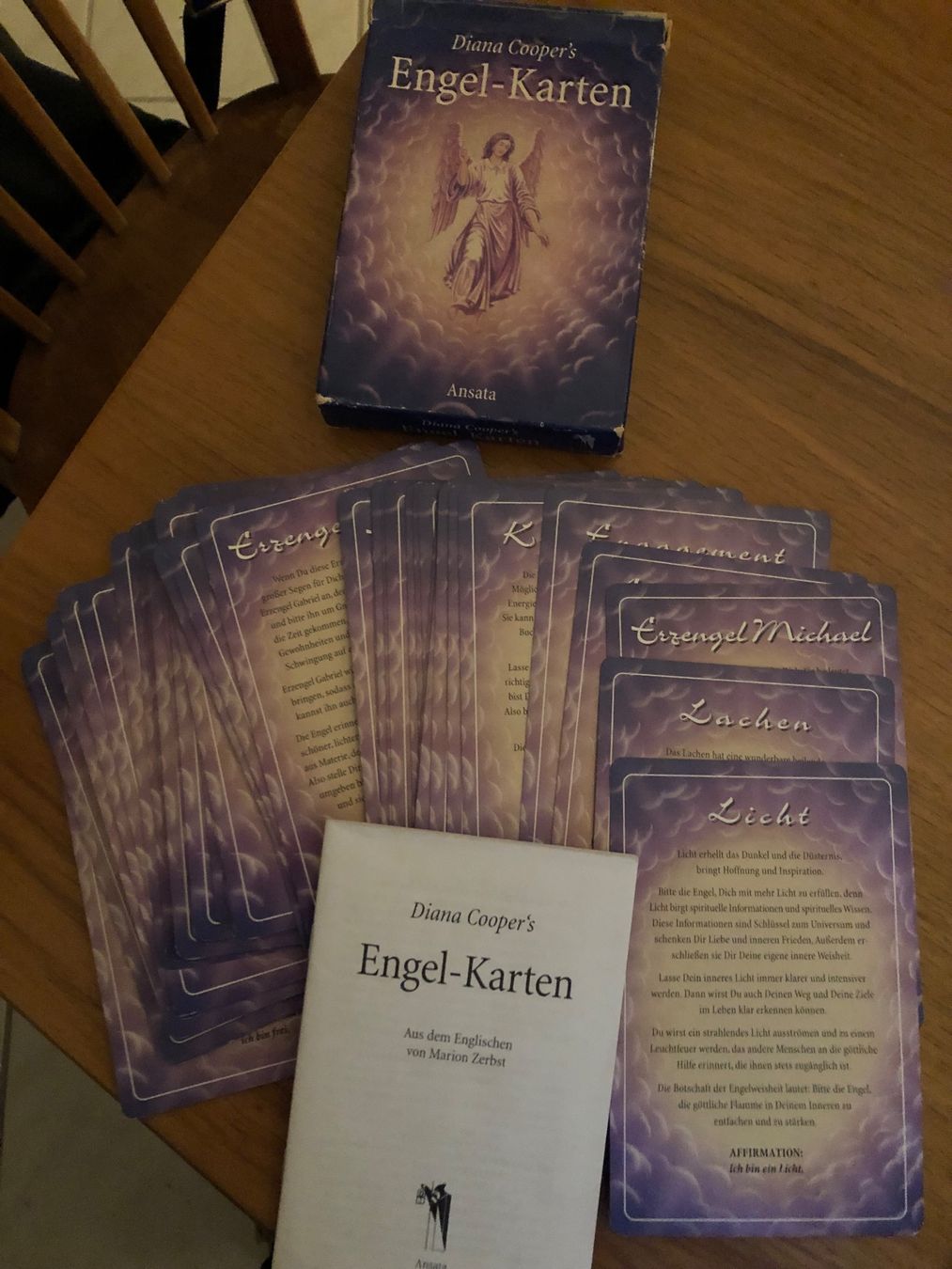 Karten: Engel-Karten Diana Cooper, Inspiration & Schutzkarten – Gebraucht aus Hittnau von JD-OE