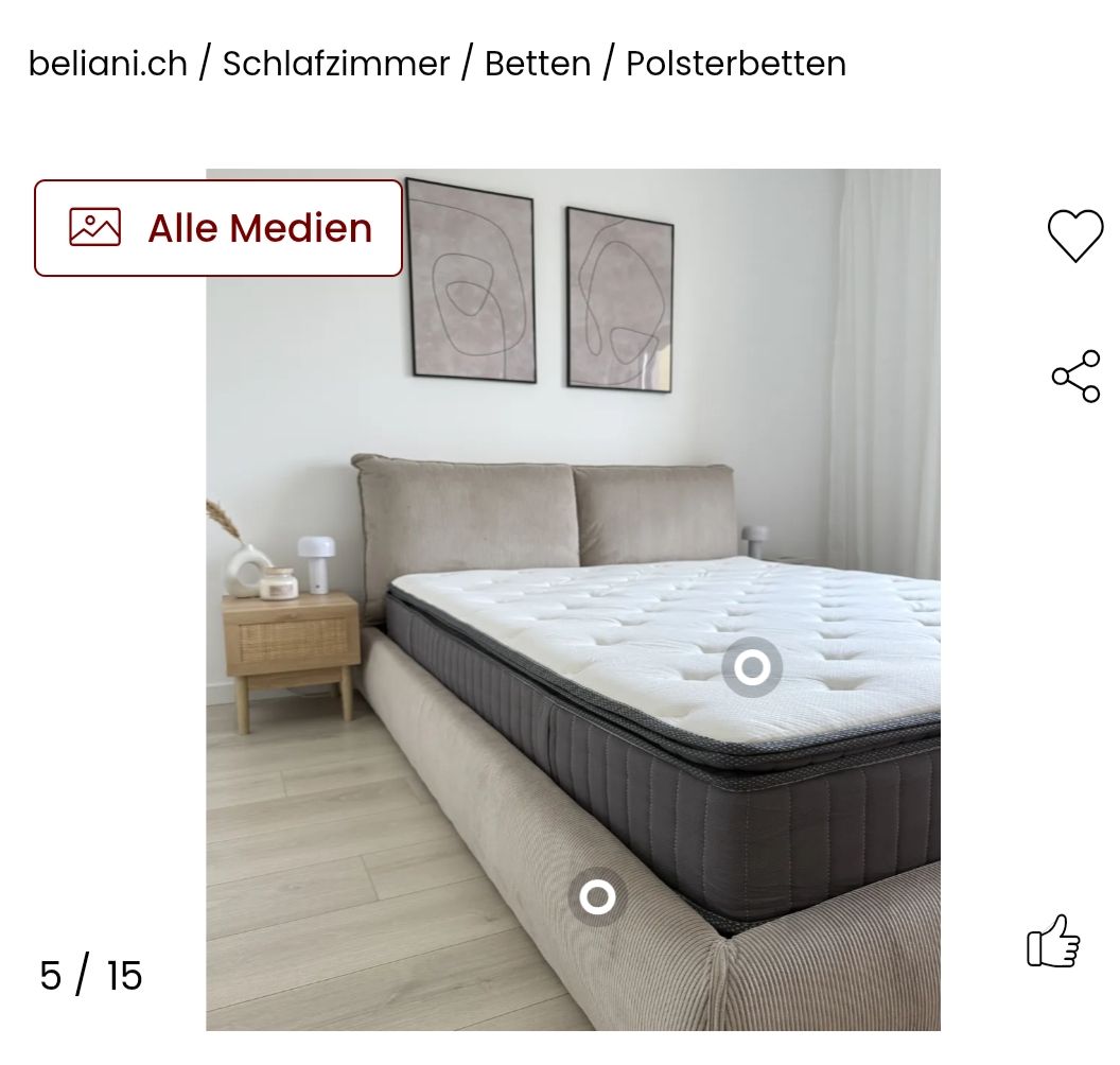Lattenroste: letto 160x200 – Neu (gemäss Beschreibung) aus Allschwil von TS. 2