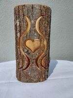 Handgemachte Holzleuchten