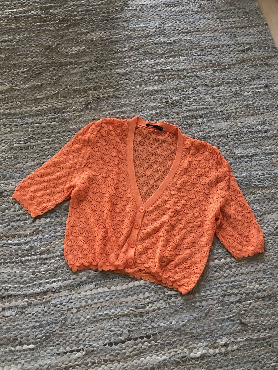 Zara Giacche: Zara Cardigan Strickjacke, orange, Grösse S. – Nuovo (secondo la descrizione) da Dübendorf venduto da mar_s66c 1