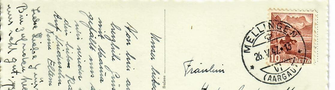 Cartes postales: Mellingen 1947 – D'occasion à Hochdorf par Ziegel-16 1