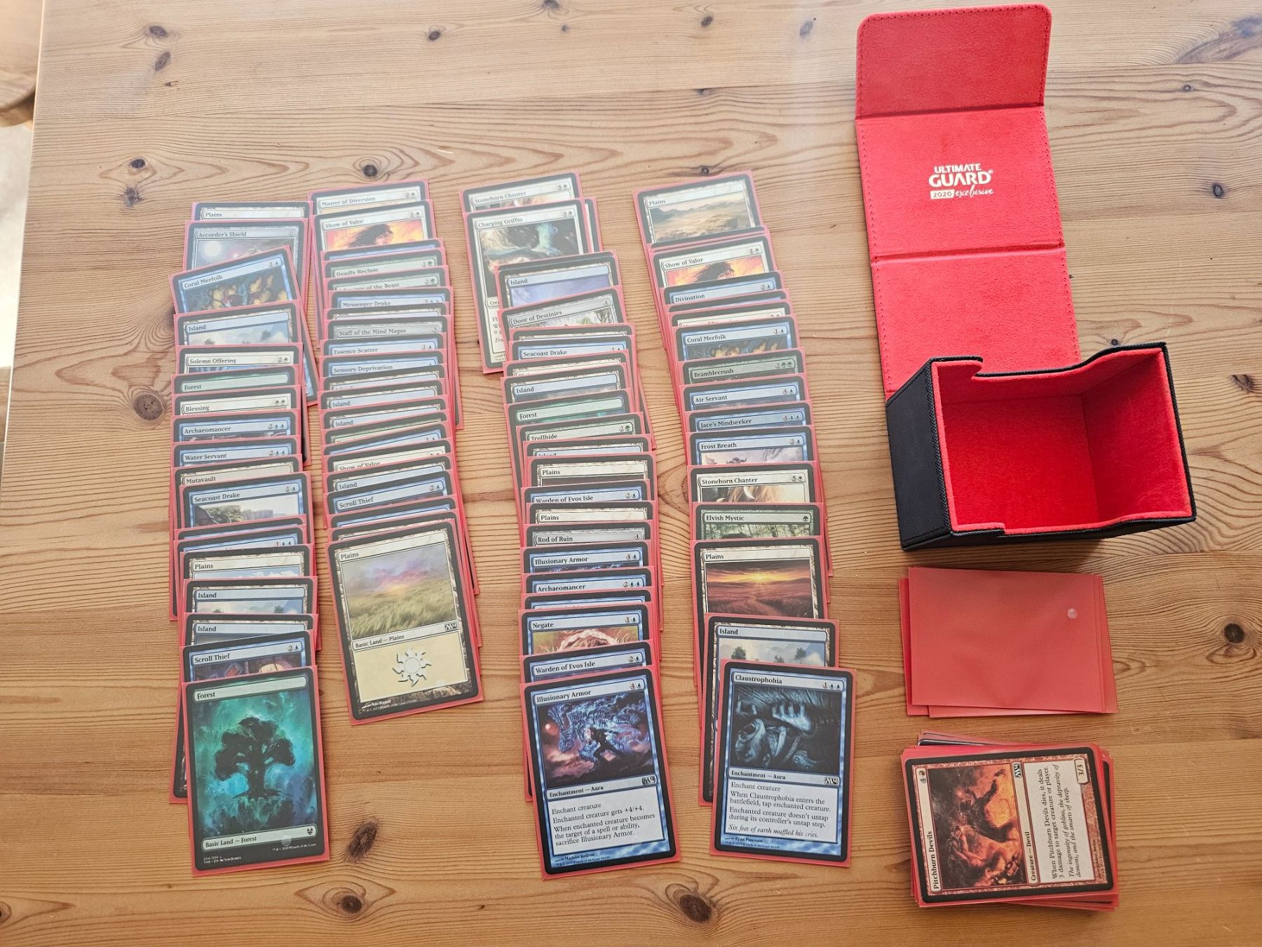 Spiele: Magic The Gathering Deck, mit Box und sleeves, ab 1.- – Gebraucht aus Winterthur von _BlibBlub1136