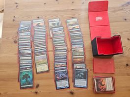 Magic The Gathering Deck, mit Box und sleeves, ab 1.-