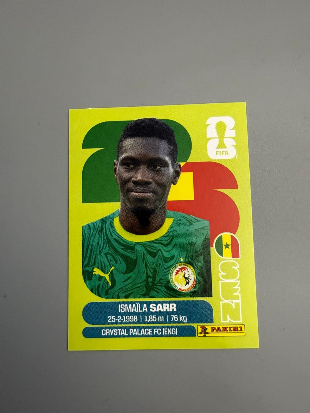 Panini Cartes à collectionner: Panini Ismaila Saar SEN16 – D'occasion à Liebefeld par Ronaldo-1996