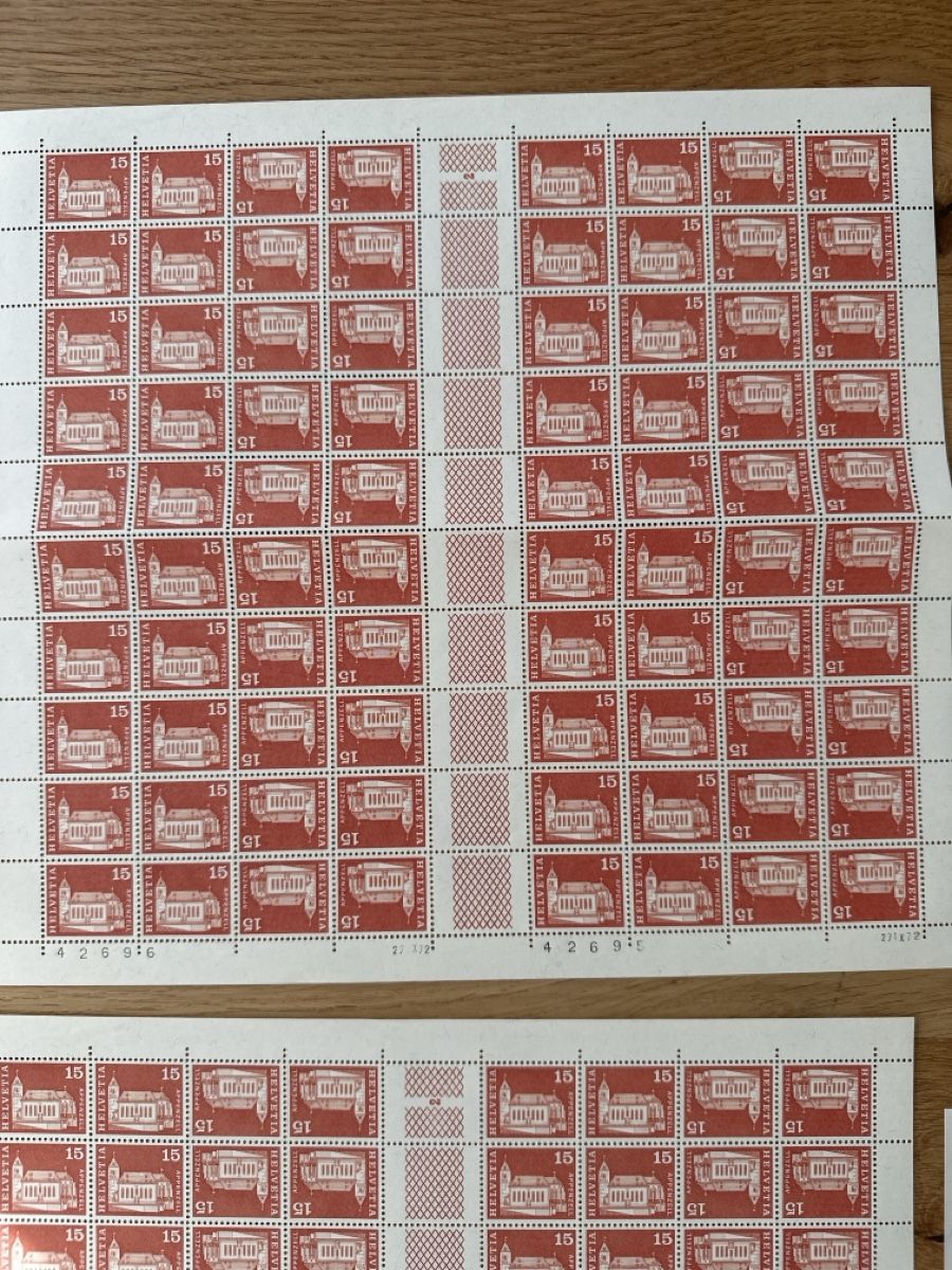 Tous les timbres: Schweizer Briefmarken Sammlung Bogen ungestempelt – Neuf (Voir description) à Theilingen par Gallina83 1