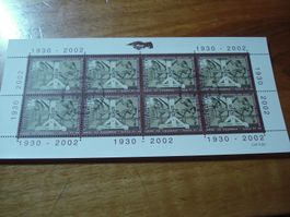 Schweiz Kleinbogen Wertzeichendruckerei 2002, ET.o,