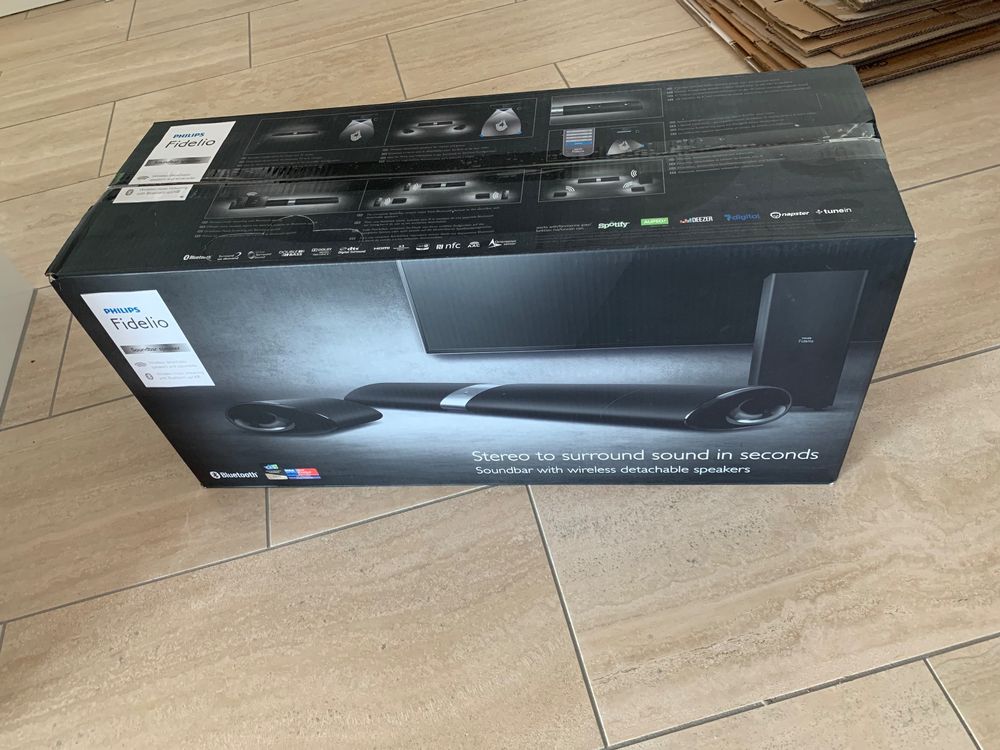 VINABTY YKF297-009 Telecomando di ricambio compatibile con Philips Fidelio Soundbar Soundbar Altoparlante Telecomando YKF297-009 HTL9100