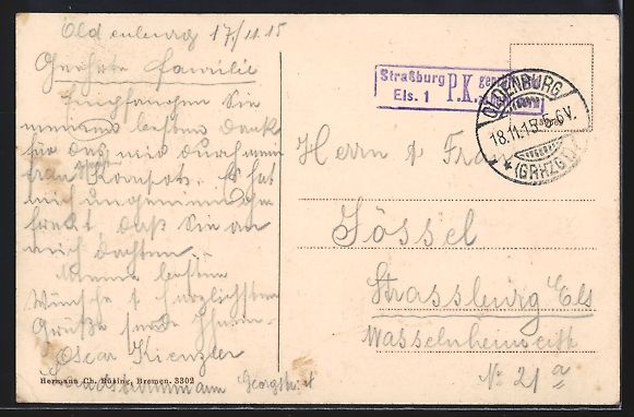 Cartoline postali: Grusskarten-AK Oldenburg / O., Schloss u – Usato da Berlin venduto da bartko-reher 1