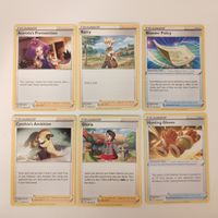 6 POKÉMON cards 2022 BRILLIANT STARS TRAINER eng uncommon 