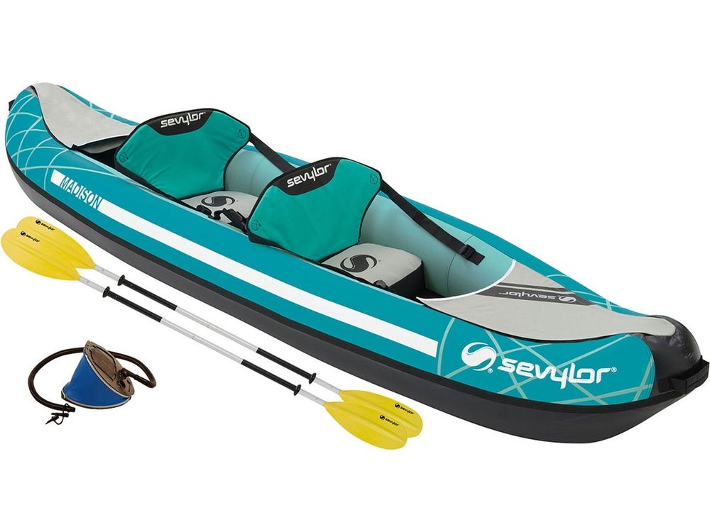 Aufblasbares Schlauchboot 150x100cm - 1 Person PVC Angelboot Kajak