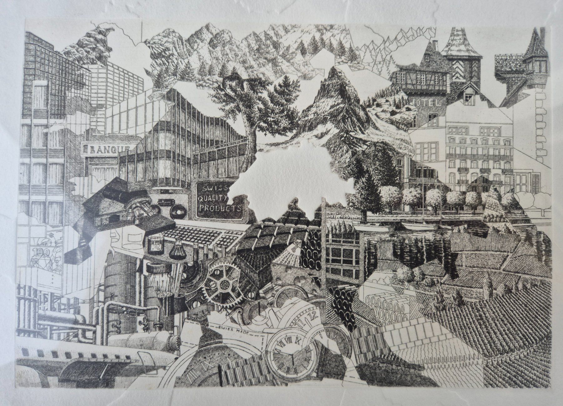Grafica & Litografie: Schweiz, Radierung und Prägung – Usato da Aldesago venduto da Ivo47x 3