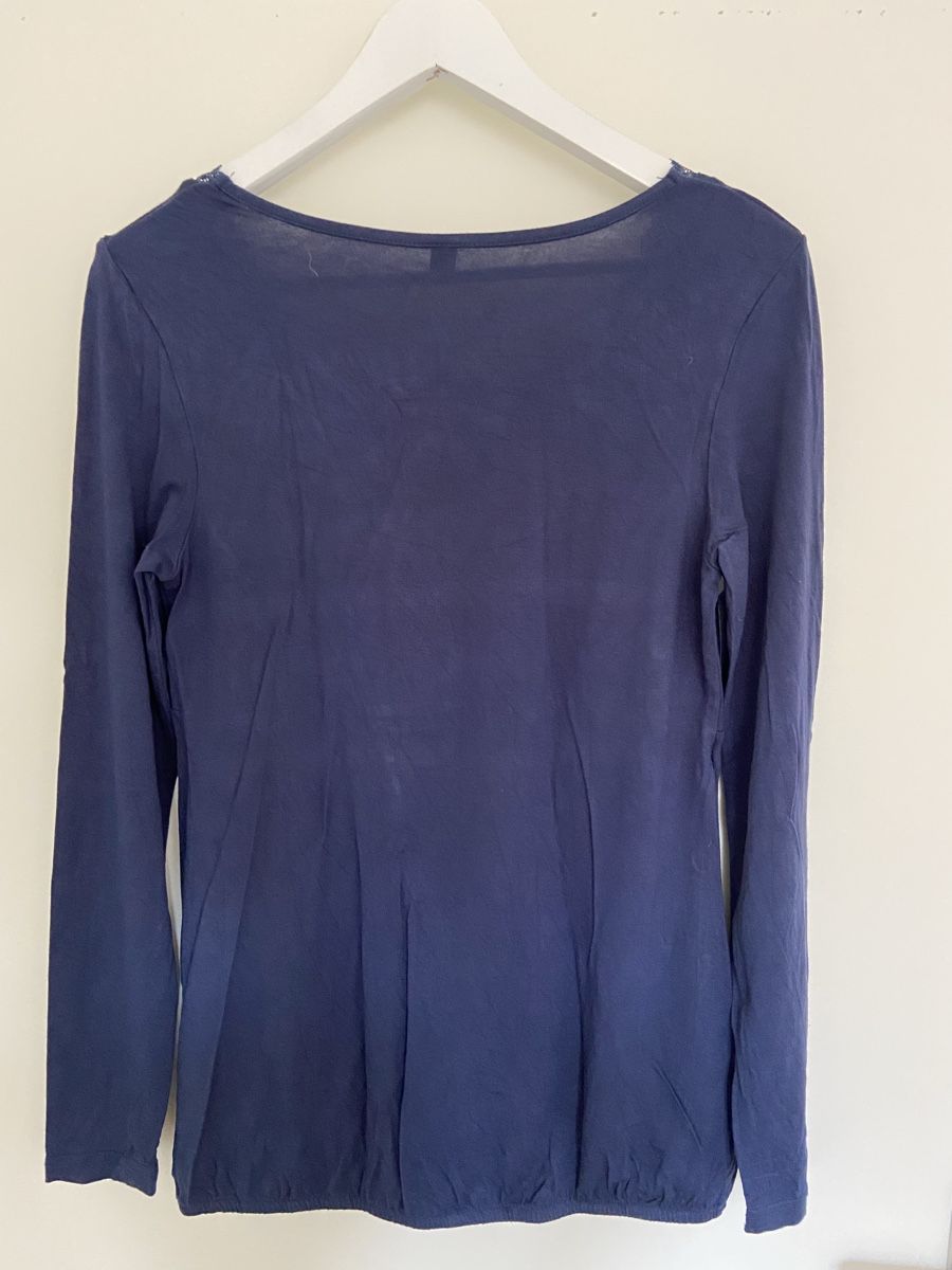 T-shirt: Umstandsshirt langarm Gr.36/38 bpc bonprix collection – Usato da Münchwilen TG venduto da Patricia1310 1