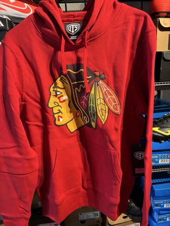OTS Kapuzenpullover Chicago Blackhawks rot Grösse M Neu